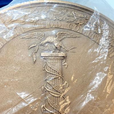 LOT 31: Abraham Lincoln Emancipation Proclamation Medal / Token, with Two CC Wright Collectible Medals / Tokens - (Winfield Scott and...