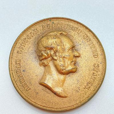 LOT 31: Abraham Lincoln Emancipation Proclamation Medal / Token, with Two CC Wright Collectible Medals / Tokens - (Winfield Scott and...