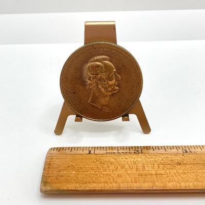 LOT 31: Abraham Lincoln Emancipation Proclamation Medal / Token, with Two CC Wright Collectible Medals / Tokens - (Winfield Scott and...