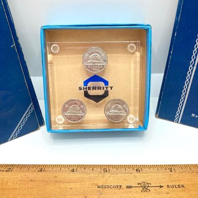 LOT 34: Canadian Coin Collection, Sherritt Paperweight and Paper Currency