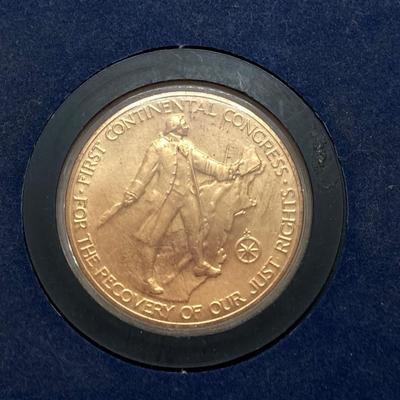 LOT 36: Collection Vintage Medals / Tokens - American Revolution Bicentennial, First Continental Congress, Franklin Institute, Capitol...