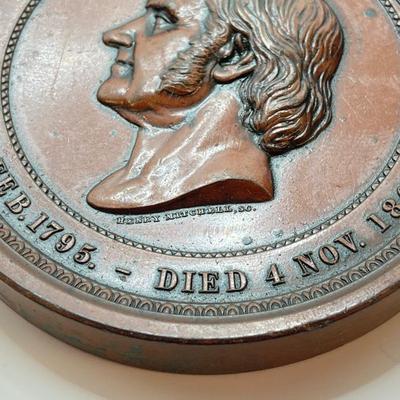 LOT 37: Collection of Bronze / Metal Token / Medals - Bryn Mawr Hospital Centennial, David Hosack, M.D. and Two Personalized George...