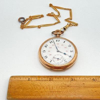 LOT 39: Vintage Swiss Made Election Pocket Watch