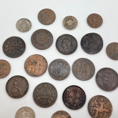 LOT 43: Vintage / Antique Coins / Tokens