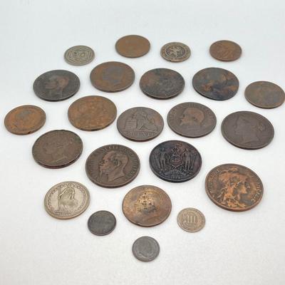 LOT 43: Vintage / Antique Coins / Tokens