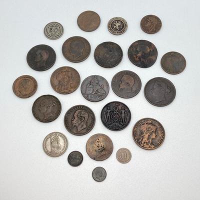 LOT 43: Vintage / Antique Coins / Tokens