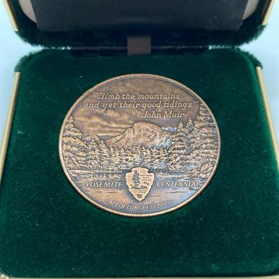 LOT 44: Collection of Vintage Explorers Metal Coins / Tokens - Christopher Columbus Exposition, Yosemite Centennial, Lewis and Clark and...
