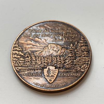 LOT 44: Collection of Vintage Explorers Metal Coins / Tokens - Christopher Columbus Exposition, Yosemite Centennial, Lewis and Clark and...