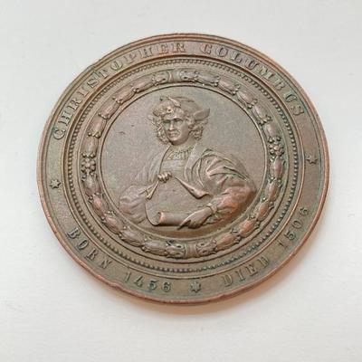 LOT 44: Collection of Vintage Explorers Metal Coins / Tokens - Christopher Columbus Exposition, Yosemite Centennial, Lewis and Clark and...