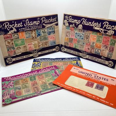 LOT 45: Large Stamp Collection - Stamps, Albums and Books