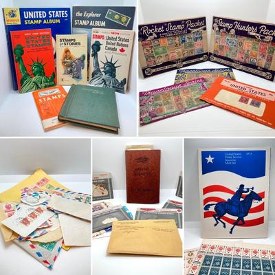 LOT 45: Large Stamp Collection - Stamps, Albums and Books