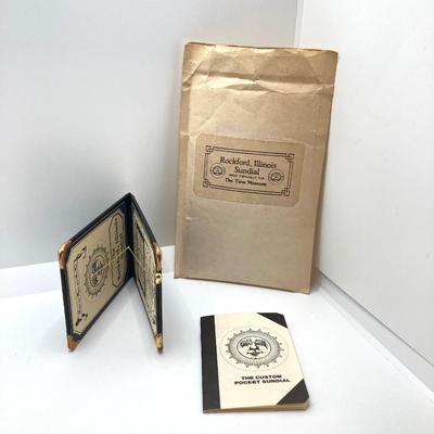 LOT 46: Vintage / Antique Collection - Knives, Coins, Toy Car, Sundial, Wallet, Wooden Token and Much More