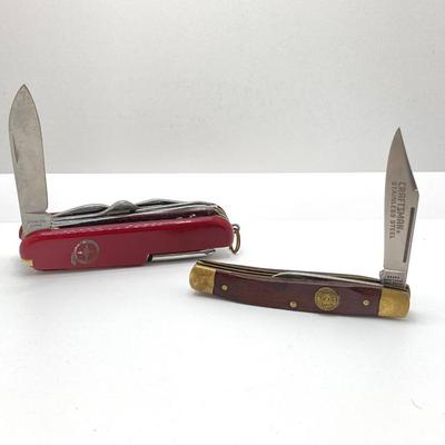 LOT 46: Vintage / Antique Collection - Knives, Coins, Toy Car, Sundial, Wallet, Wooden Token and Much More