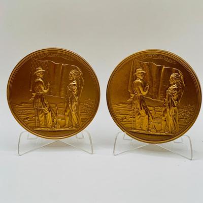 LOT 56: Assortment of Presidential Bronze Token/Medallions and More