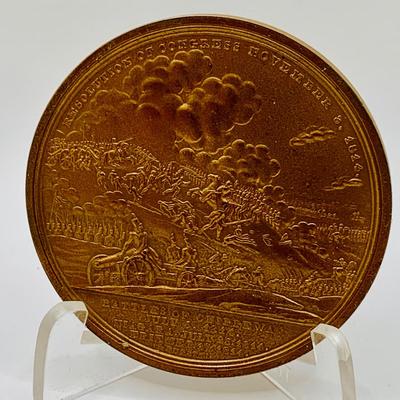 LOT 57: Bronze Tokens/Medals Featuring Military Leaders and More