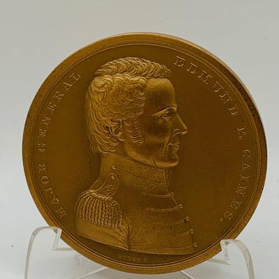LOT 57: Bronze Tokens/Medals Featuring Military Leaders and More