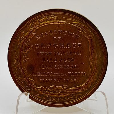 LOT 57: Bronze Tokens/Medals Featuring Military Leaders and More