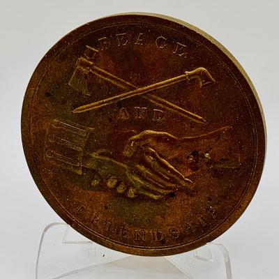 LOT 60: Assortment of Five (5) Bronze Medals of Historical Figures