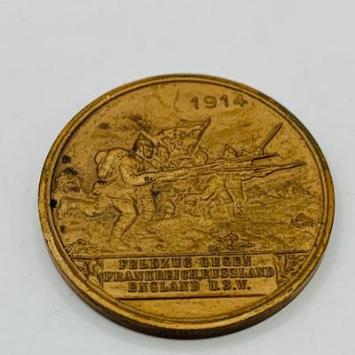LOT 63: Bronze Medals and Tokens Honoring Military Achievements