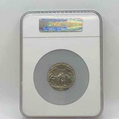 LOT 64: 1909 Aluminum ANS Medal - Hudson - Fulton Celebration NGC Graded