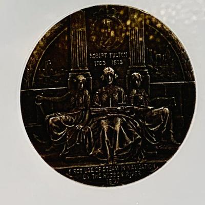 LOT 65: Graded 1909 Hudson - Fulton Medal In Case
