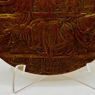 LOT 73: Collection of Bronze Tokens and Medals Including Hudson Fulton 1898 Medal
