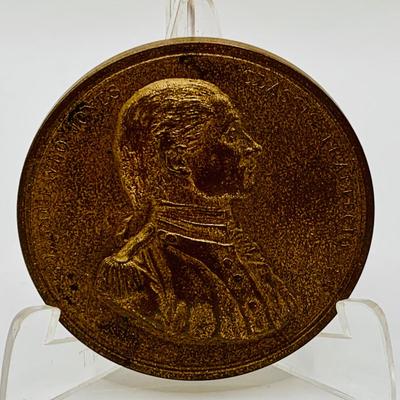 LOT 73: Collection of Bronze Tokens and Medals Including Hudson Fulton 1898 Medal