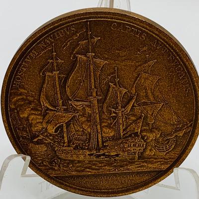 LOT 73: Collection of Bronze Tokens and Medals Including Hudson Fulton 1898 Medal