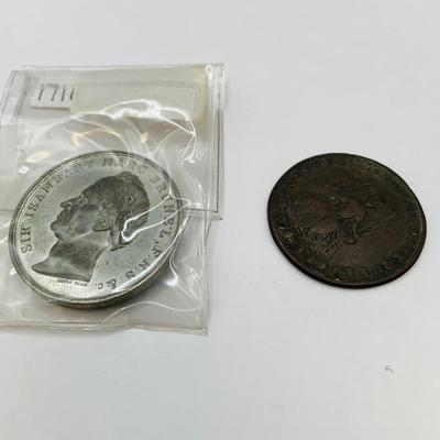 LOT 75: Collection of Bronze and Metal Tokens, Medals and Medallions