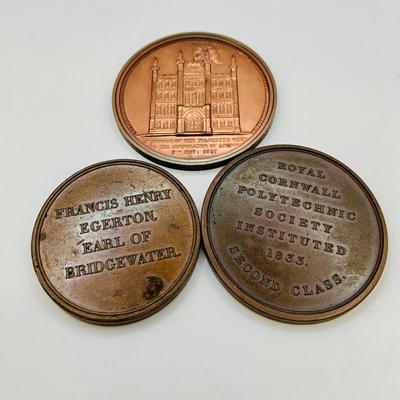 LOT 75: Collection of Bronze and Metal Tokens, Medals and Medallions
