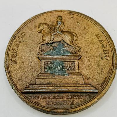 LOT 80: Collection of Antique French Bronze Medal/Tokens