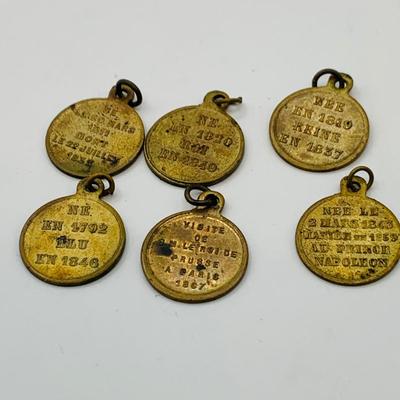 LOT 81: Antique Silver Medal and Bronze and Metal Tokens/Medallions