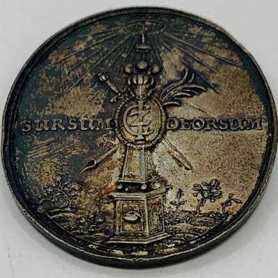 LOT 81: Antique Silver Medal and Bronze and Metal Tokens/Medallions