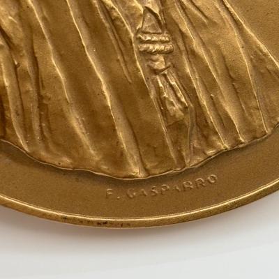 LOT 83: Collectible Bronze Metals Medallions: George Bush, Calvin Coolidge, Franklin D Roosevelt, Warren E Burger, Robert Woolley