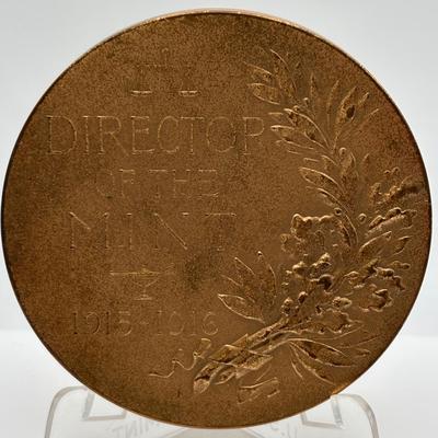 LOT 83: Collectible Bronze Metals Medallions: George Bush, Calvin Coolidge, Franklin D Roosevelt, Warren E Burger, Robert Woolley