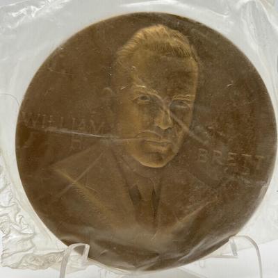 LOT 85: Collectible Bronze Metal Medallions: William H Brett, F. H. von Engelken, William Woodin, George M Humphrey & Others