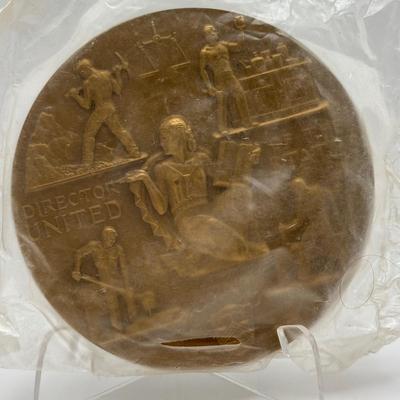 LOT 85: Collectible Bronze Metal Medallions: William H Brett, F. H. von Engelken, William Woodin, George M Humphrey & Others