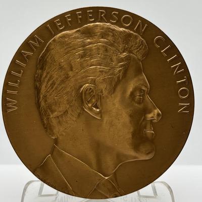 LOT 89: Collectible Presidents of the United States Bronze Metal Medallions: Richard M Nixon, William H Taft, Ulysses S Grant, William J...