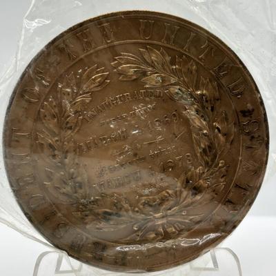 LOT 89: Collectible Presidents of the United States Bronze Metal Medallions: Richard M Nixon, William H Taft, Ulysses S Grant, William J...