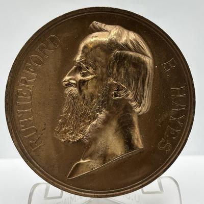 LOT 90: Collectible Bronze Metal Medallions President Hubert H Humphreys, Alben W Barkley, President George W Bush, John B Connally,...