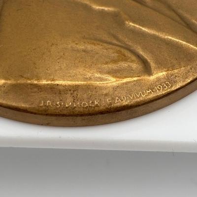 LOT 91: Assortment of Five (5) Bronze Metal Medallions: Secretary of the Treasury & US Presidents