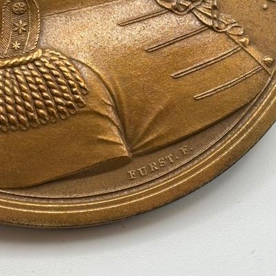 LOT 92: Collection of Five (5) Bronze Metal Medallions: Act of Congress, Worlds 1st Supersonic Flight, Navajo Code Talkers, General...