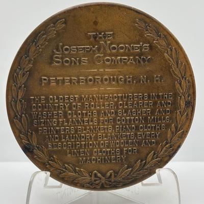 LOT 94: Collection of Four (4) Bronze Metal Medallions & More