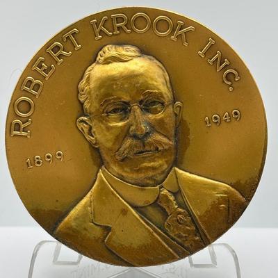 LOT 94: Collection of Four (4) Bronze Metal Medallions & More