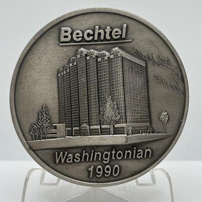 LOT 94: Collection of Four (4) Bronze Metal Medallions & More