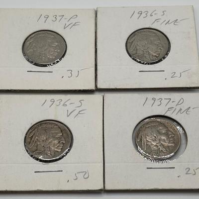 LOT 96: Buffalo Nickel Collection