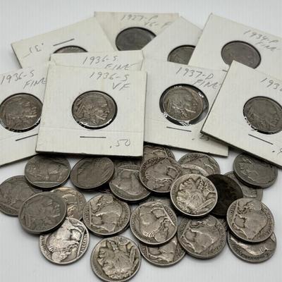 LOT 96: Buffalo Nickel Collection
