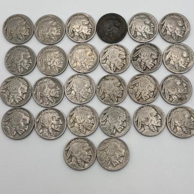LOT 96: Buffalo Nickel Collection