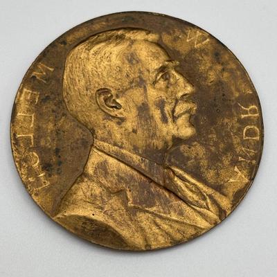 LOT 97: Collection of Three (3) Bronze Metal Medallions/Tokens President Abraham Lincoln, President U.S. Grant and Andrew W. Mellon