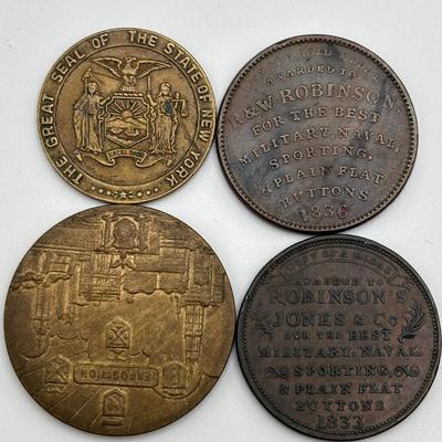 LOT 100 Collectible Souvenir & Exhibitions Coin and Tokens